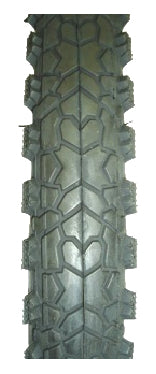 TYRE  26 x 2.00 BLACK Semi Slick, Knobby Sides (54-559)