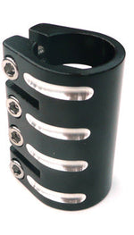 Scooter Clamp QUAD   31.8mm ,  BLACK