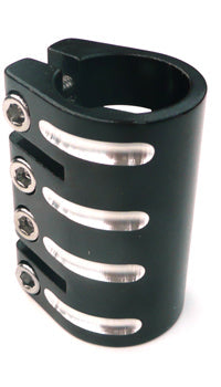 Scooter Clamp QUAD   31.8mm ,  BLACK