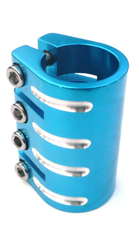 Scooter Clamp QUAD   31.8mm ,  L BLUE