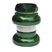 Head set,alloy,1-1/8 x 26T, 25.4x34x30mm, threaded, water seal, NO LOGO, anodised Green