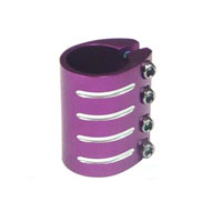 "Special Pricing"    D/clamp w/4  s 31.8 purple