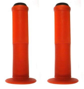 GRIPS  140mm w/flange and end plugs, ORANGE