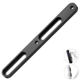 Adaptor for Bidon Mount, CNC alloy, suitable for Di2 Black, range 32-50mm