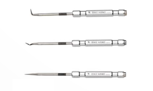 Tool - Pick set,  Set of 3 picks w/magnets, w/BIKEHAND logo