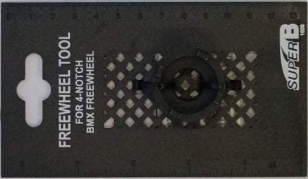 FREEWHEEL REMOVER, For BMX "4 NOTCH" freewheels (same as 6633) SUPER-B quality