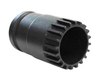 Tool for BB cartridge, for Shimano & ISIS drive, Cr-mo, for use with 1/2" drive, Made in Taiwan