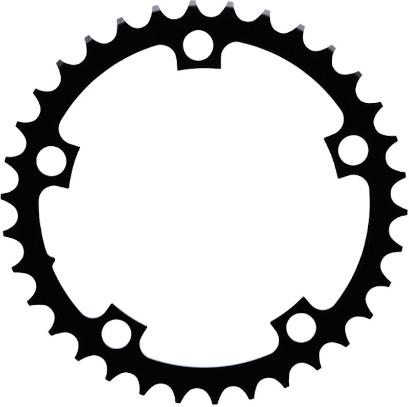 CHAINRING - Alloy 3/32 x 36T, BCD 110mm, Black