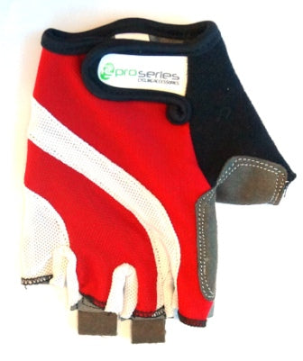 RED GLOVES  -  PRO SERIES, Amara Palm with Gel Inserts Red SMALL