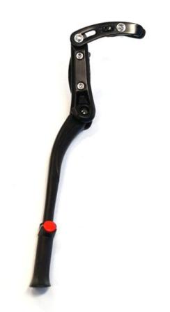 KICKSTAND  24-28 Adjustable, Seat/Chain Stay Mount, Alloy BLACK, Disc brake compatible