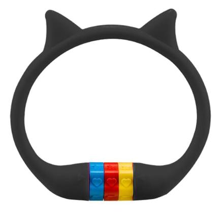 Kids lock,  Color and shapes combination lock,  10 x 350mm Black