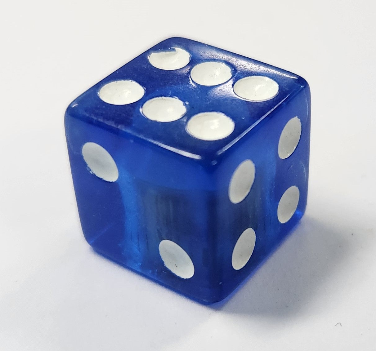 Valve Cap BLUE Dice, A/V (Sold Individually)