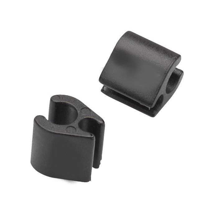 Cable organiser for E-Bike wiring, Nylon, BLACK, open type, 3 & 5mm, sold individually