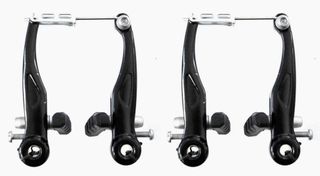 BRAKE -  V Brake Set, 101mm Arms, Alloy, Coil Spring Design, BLACK (Front & Rear)