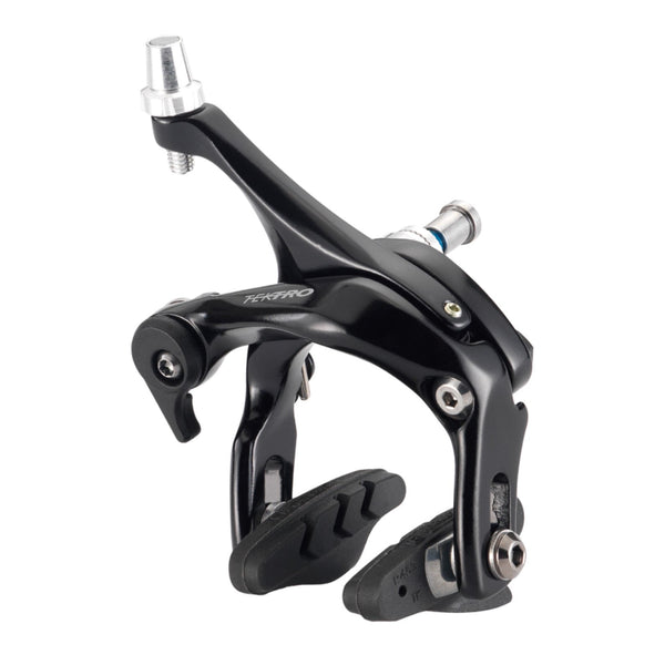 BRAKE - Caliper Road Brake Set, 39-51mm Reach, Angle adjust pads, Dual Pivot, Alloy, Q/R, Recessed, BLACK (Front & Rear) Quality TEKTRO product