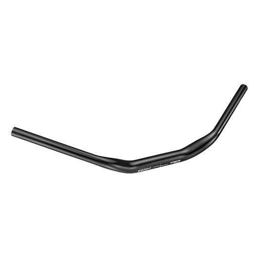 HANDLEBAR - 31.8mm Dia, 680mm wide, 40mm rise, 40 deg sweep, SATORI NOIRETTE SEAGULL, matt black