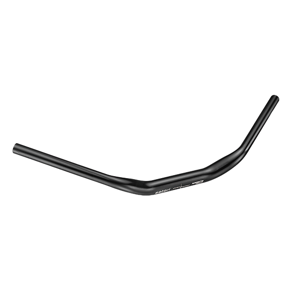 HANDLEBAR - 31.8mm Dia, 680mm wide, 40mm rise, 40 deg sweep, SATORI NOIRETTE SEAGULL, matt black