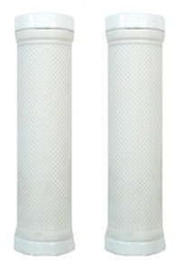 GRIPS  Lock-On, Dual Clamp, 130mm, with Plug, WHITE with White Rings
