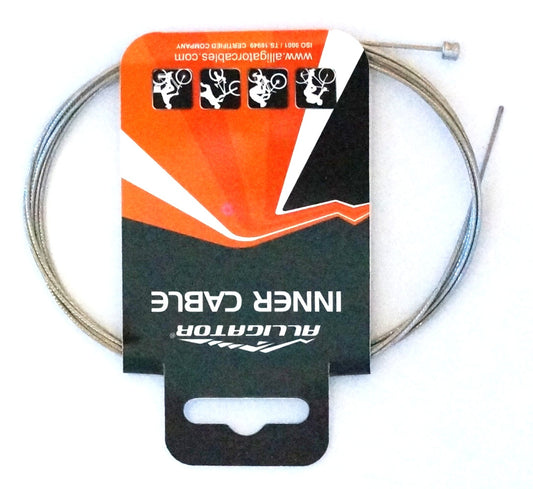 Alligator GEAR Inner wire,  '31 STRAND Superior Shine Slick' Stainless 1.1mm x 2100mm (Shimano/Sram)