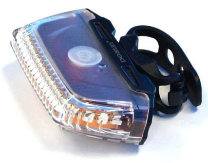 LIGHT REAR light, High intensity, 26 lumen, multi led, USB recharging, easy change vertical/horizontal positioning