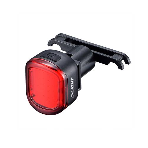 LIGHT,  Rear, 4 modes, w/Daytime Flash, w/USB cable, high intensity 18 COB LED, 20 Lumen, w/saddle rail & s-post mounts  Quality D-Light product (CG-422R2)