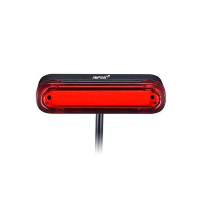 REAR LIGHT FOR E-BIKE - 1 Watt, 6-36V, COB LED, w/1200mm cable, carrier rack mount