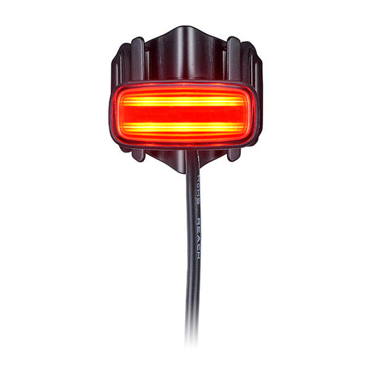 REAR LIGHT FOR E-BIKE - 2 Watt, 6-36V, SMD LED, w/1200mm cable, Seat post mounting