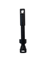 Tubeless Valve, Alloy, Black, patent design with extra side hole, 60mm (Sold Individually) FV/PV - Great valve for use with tyre inserts (Integrated valve removal tool in cover)