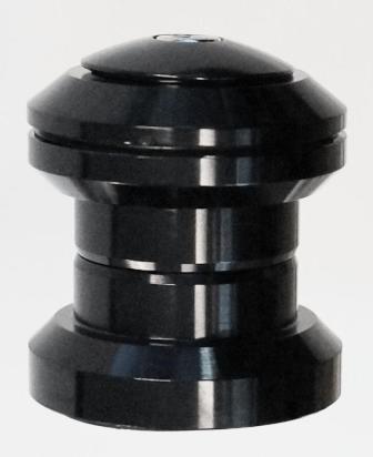 HEADSET 1.1/8 BLACK, Alloy, threadless, black, 1-1/8