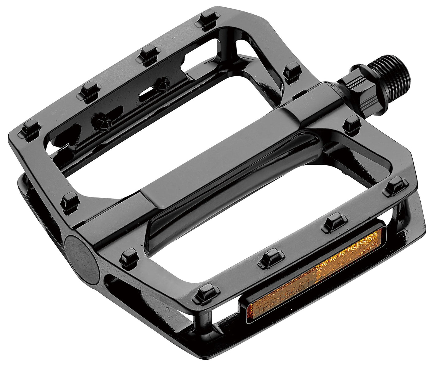 PEDALS  9/16" BMX Platform Pedal, one pc alloy, BLACK