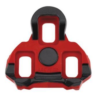 CLEATS  and hardware, red 6 degree  float, for Garmin Vector pedal