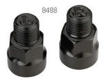 PEDAL THREAD  ADAPTORS,  STEEL , converts 1/2