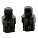 PEDAL THREAD  ADAPTORS,  CR-MOLY, converts 9/16