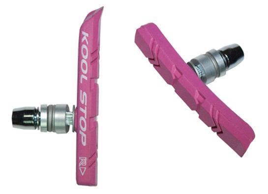 BRAKE PADS - KOOL STOP BMX PINK THREADED  KSBMXPK