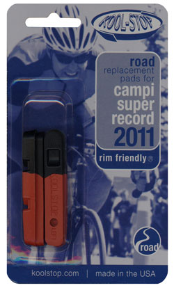 BRAKE PADS - KOOL STOP  SUPER RECORD INSERT DUAL  KSSRDL