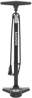 SAHOO Floor Pump With Gauge & Smart Valve Head, 160 PSI, alloy barrel, metal base, anti-slip foot pad