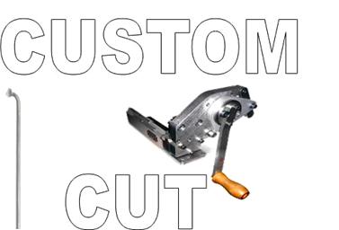 CUSTOM CUT SPOKE - J Hook, 14G Mach 1  SILVER - CUT 315mm down TO SPECIFIC SIZE (Please advise your Length)