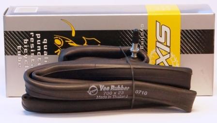 THORN RESISTANT Tube  700 x 23/25c F/V 48mm PRESTA VALVE ,  Quality Vee Rubber Tube