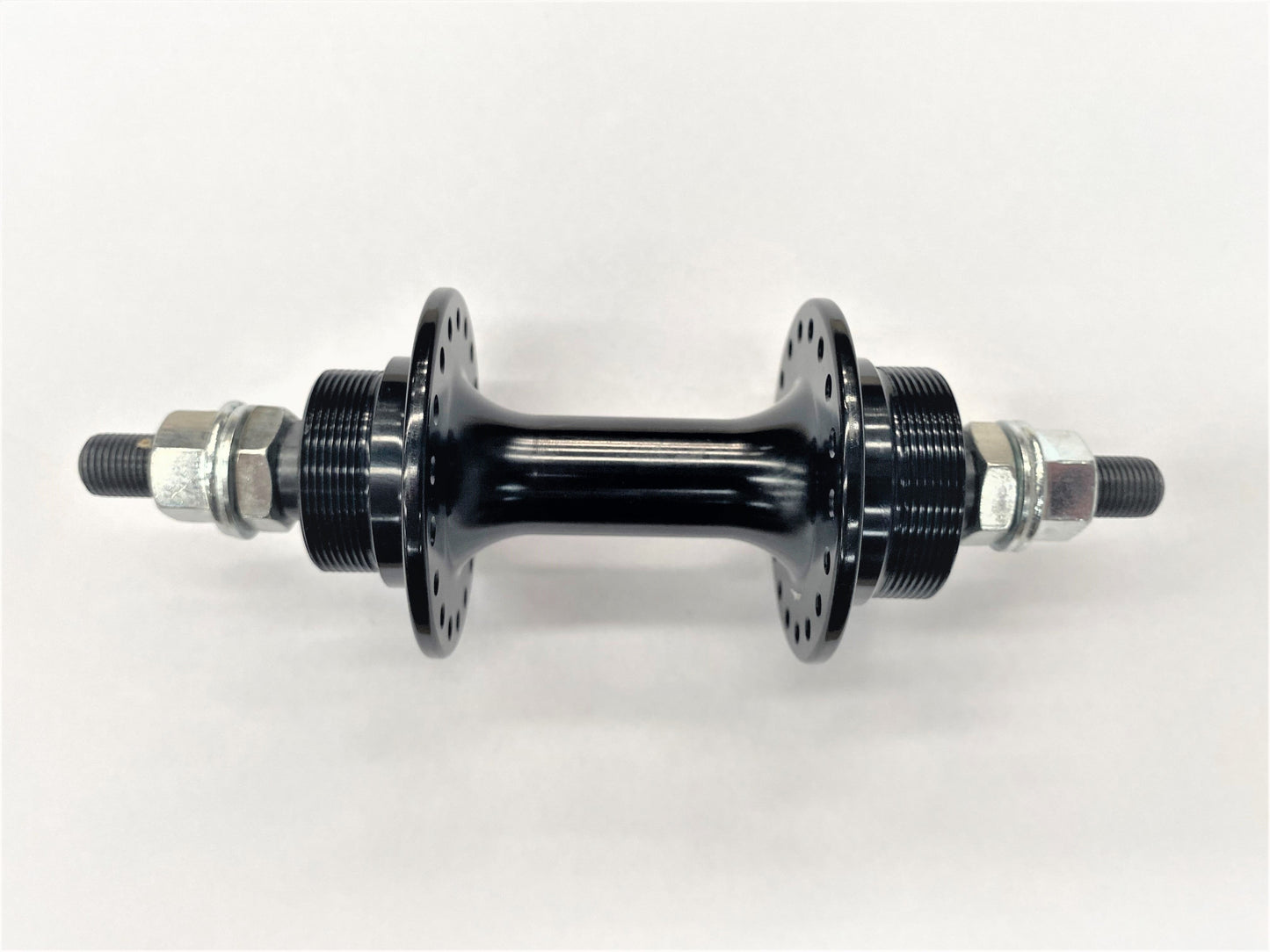 Hub Flip Flop Nutted Black 36H, 3/8"  Nutted Axle.