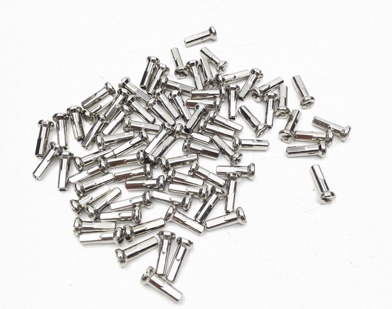 Pillar Nipples, Long Brass 13g 14mm  (Individual)  (E-Bike Nipple)