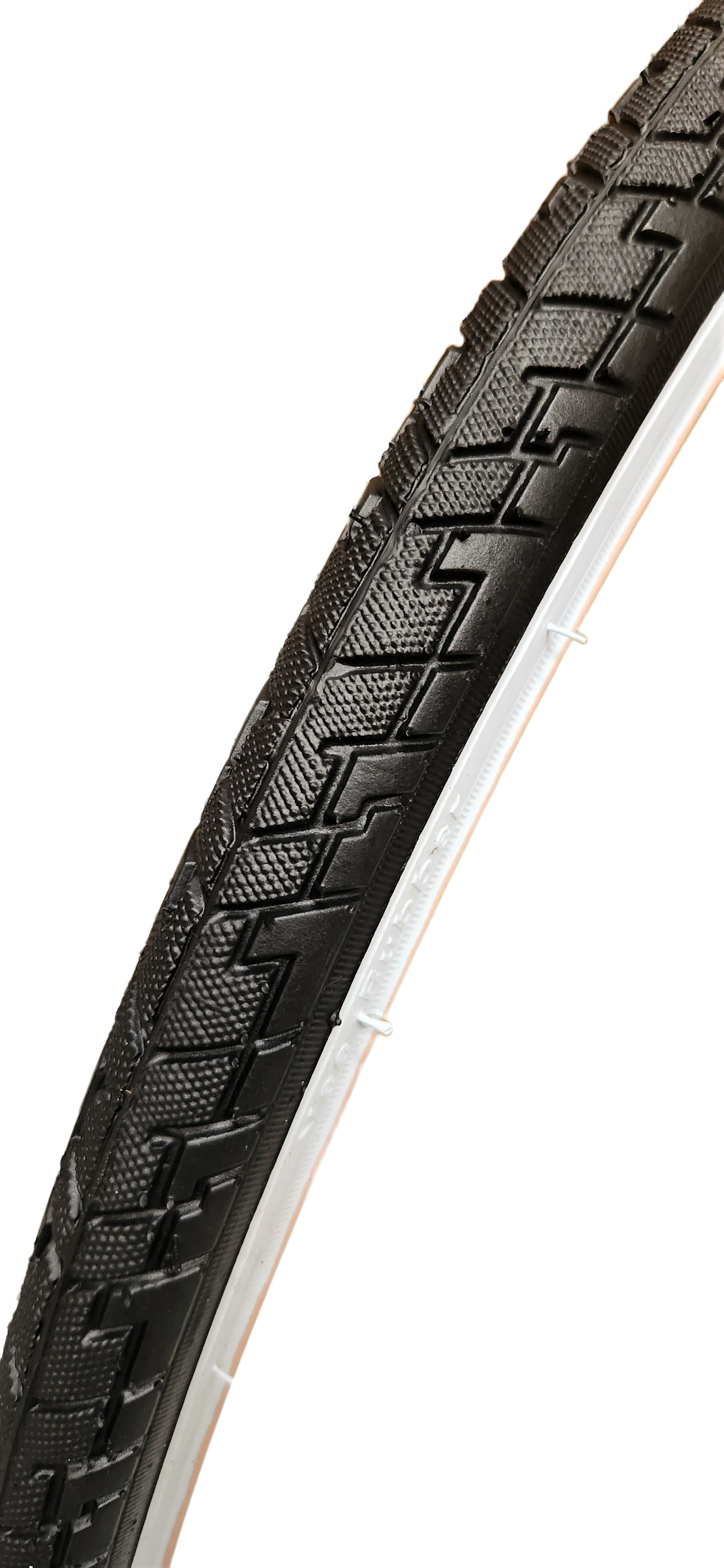 Tyre 700 x 35C BLACK with WHITE WALL Hybrid, (35-622)  Quality Vee Rubber tyre (4768)