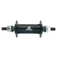 HUB  Front, Nutted, Black Alloy 36H (100mm OLD -- 3/8 Axle)