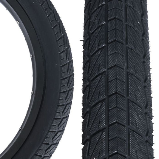 TYRE  20 x 2.4, Theory, BMX Freestyle Tyre, Extra Wide,  BLACK (58-406)
