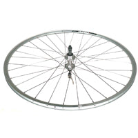 WHEEL  29er/700c  Alex R-450 D/W Rim, Screw On 126mm OLD Alloy Q/R Hub, Mach 1 Spokes, REAR.  ALL SILVER   (Matching Front 93960)