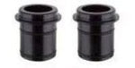 FITTINGS - 12mm END CAPS For Hubs 94125 - 95619A - 93615 - Sold as Set (Left and Right), Anodized Black (Suits Novatec D791SB hub only)