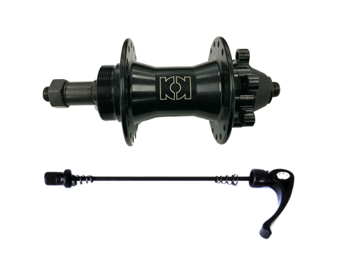 Hub, Screw On, 36H  MultiSpeed,  DISC 6 Bolt Black (135mm OLD) Q,R