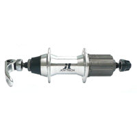 Hub, Joytech, 8/10 Speed Cassette Q/R Alloy Silver 32H (135mm OLD)