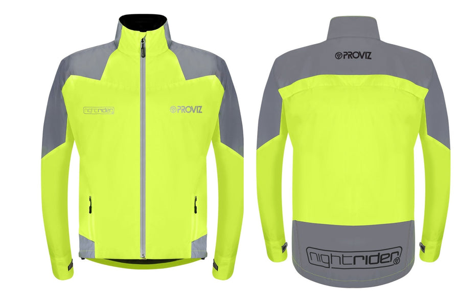 PROVIZ Nightrider Jacket Yellow ( XL) - High Visibility Jacket PV1503