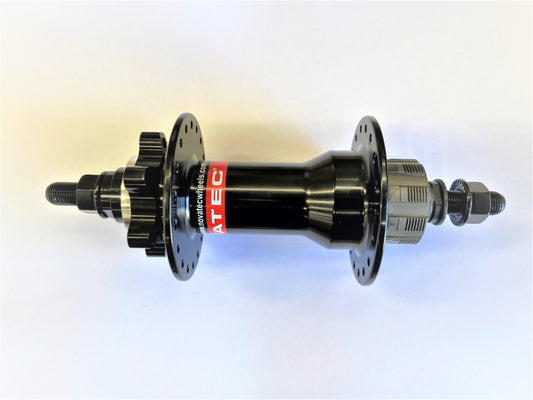 Hub, Single Speed Cassette Novatec Sealed (shimano pattern) Dirt Jump 36H -- 6 Bolt Disc - (135mm OLD) - (Inc's 1/8 " 14T cog)