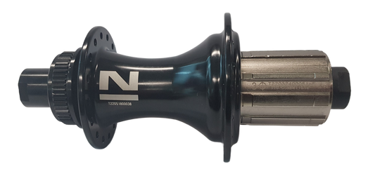 HUB "Novatec" Brand - REAR - 12 x 148mm BOOST - Centerlock disc - 32H - Sealed Bearings - 8/11 Spd - B2 Body - Black - W/Novatec logo